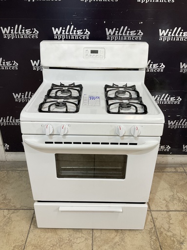 [98639] Frigidaire Used Natural Gas Stove 30inches (White) 