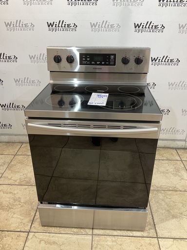 [98698] Samsung Used Electric Stove 220volts (40/50 AMP) 30inches {no cord} (Stainless steel)