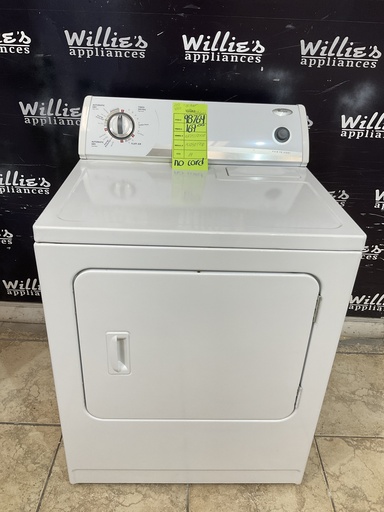 [98764] Whirlpool Used Electric Dryer 220volts  (30 AMP) 29inches {no cord} 