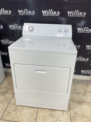 [98759] Whirlpool Used Electric Dryer 220volts (30 AMP) 29inches {4 prong} (White)