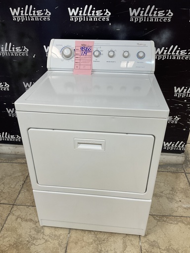 [98766] Whirlpool Used Natural Gas Dryer 29inches (White) 
