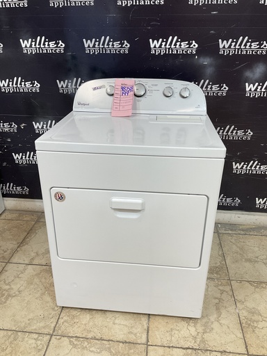 [98758] Whirlpool Used Natural Gas Dryer 29inches (White) 
