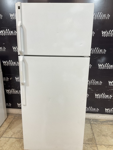 [98779] Hotpoint Used Refrigerator Top and Bottom 28x67 (White) 
