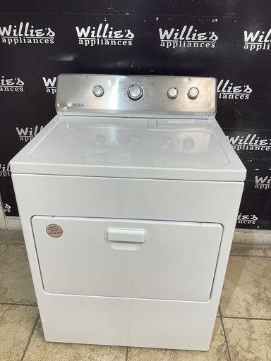 [98797] Maytag Used Electric Dryer 220volts (30 AMP) 29inches {3 prong} (White) 