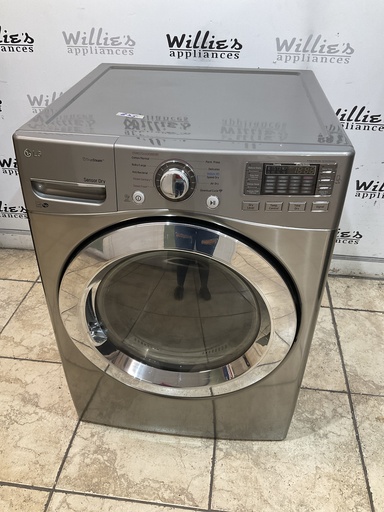 [98771] Lg Used Natural Gas Dryer 27inches (Grey) 