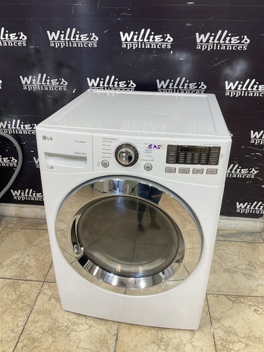 [98796] Lg Used Natural Gas Dryer 27inches (White) 