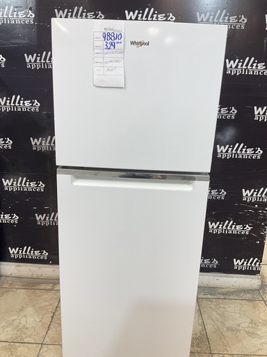 [98810] Frigidaire Used Refrigerator Top and Bottom 24x61 1/2” (White) 