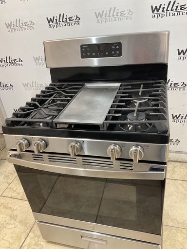 [98825] Ge Used Natural Gas Stove 30inches (Stainless Steel) 