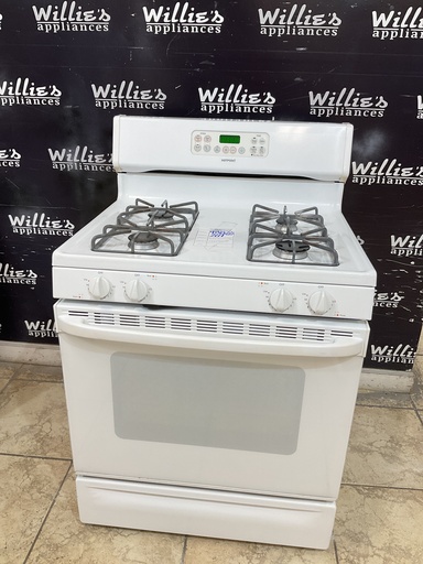 [98826] Hotpoint Used Natural Gas Stove 30inches (White) 
