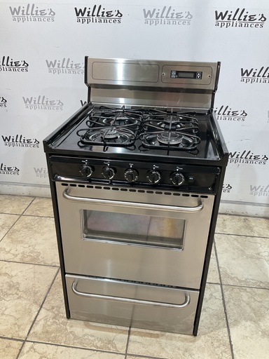 [98822] Frigidaire Used Natural Gas Stove 24inches (Stainless Steel) 