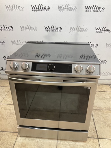 [98830] Samsung Used Electric Stove 220volts (40/50 AMP) 30inches {4 prong} (Stainless steel) 