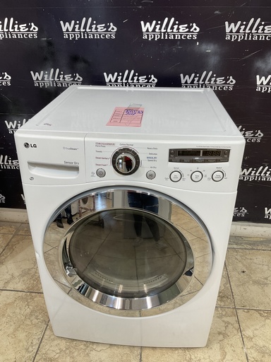 [98858] Lg Used Natural Gas Dryer 27inches (White) 