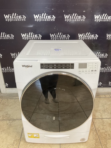 [98851] Whirlpool Used Washer Front-load 27inches (White) 