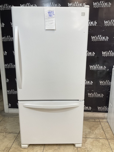 [98871] Kenmore Used Refrigerator Top and Bottom Mount 33x68 1/2” (White)