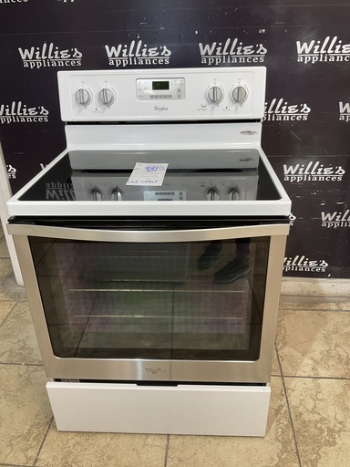 [98855] Whirlpool Used Electric Stove 220volts (40/50 AMP) 30inches {no cord} 