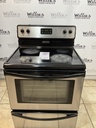 Frigidaire Used Electric Stove 220volts (40/50 AMP) 30inches {no cord} (Stainless Steel) 