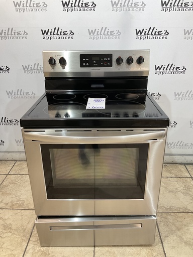 [98894] Frigidaire Used Electric Stove 220volts (40/50 AMP) 30inches {3 prong} (Stainless Steel) 