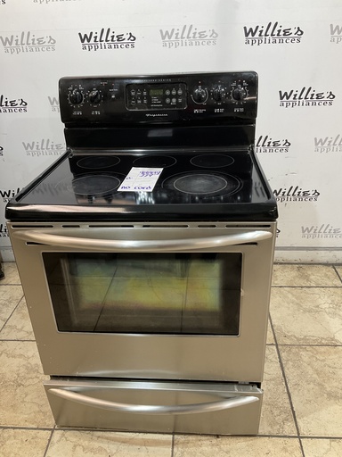 [98889] Frigidaire Used Electric Stove 220volts (40/50 AMP) 30inches {no cord} (Stainless Steel) 