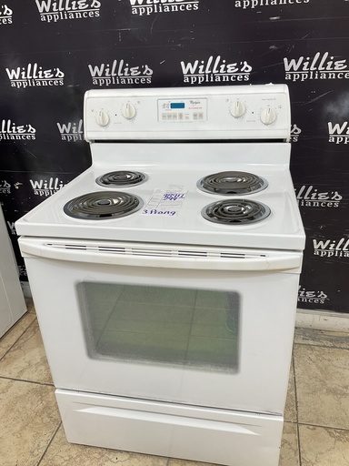 [98917] Whirlpool Used Electric Stove 220volts (40/50 AMP) 30inches{3 prong} 