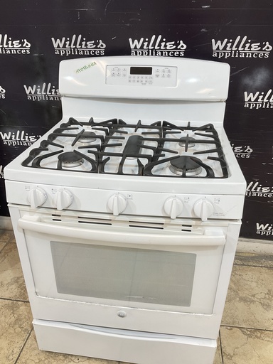 [98901] Ge Used Gas Propane Stove Stove 30inches (White) 