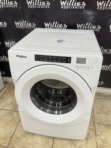 [98895] Whirlpool Used Washer Front-load 27inches (White) 