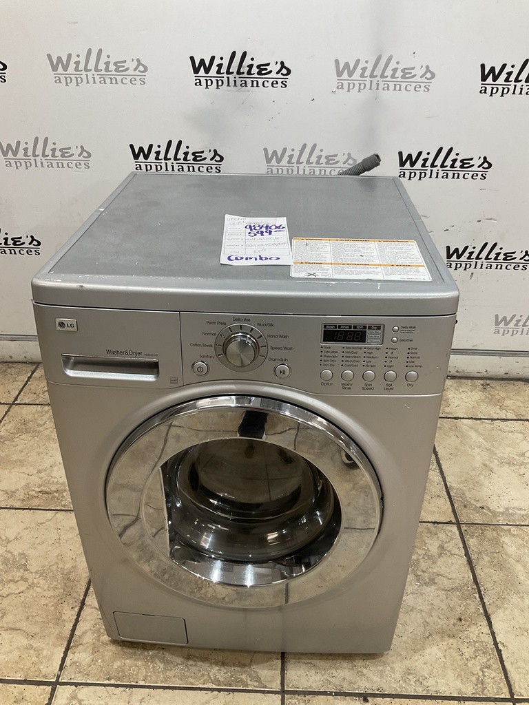 Lg Used Combo Washer/Dryer Front-load 23 1/2” (Grey) 
