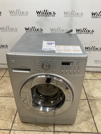 [98906] Lg Used Combo Washer/Dryer Front-load 23 1/2” (Grey) 