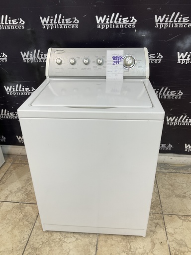 [98886] Whirlpool Used Washer Top-load 27inches (White) 