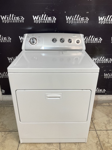[98903] Whirlpool Used Electric Dryer 220volts (30 AMP) 29inches {4 prong} (White)