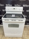 Ge Used Electric Stove 220volts (40/50 AMP) 30inches {no cord} (White) 