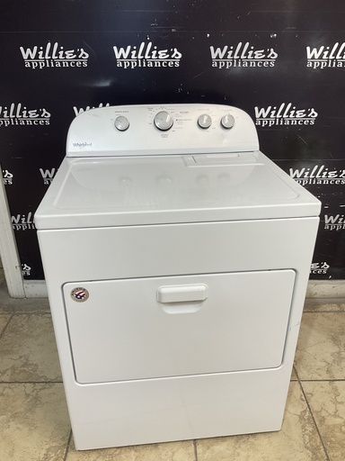 [98943] Whirlpool Used Electric Dryer 220volts (30 AMP) {3 prong} (White) 