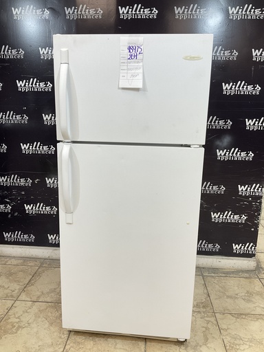 [98975] Frigidaire Used Refrigerator Top and Bottom 28x64 1/2 (White) 