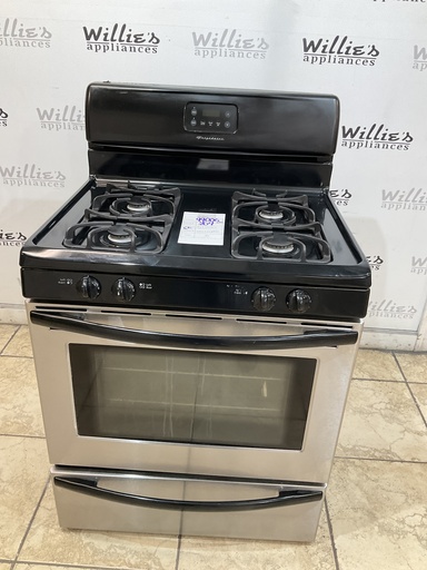 [99006] Frigidaire Used Natural Gas Stove 30inches (Stainless Steel) 