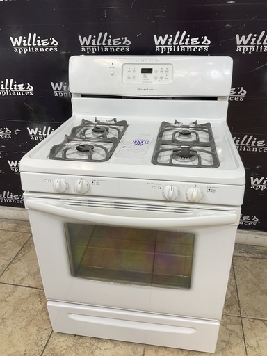 [99007] Frigidaire Used Natural Gas Stove 30inches (White) 