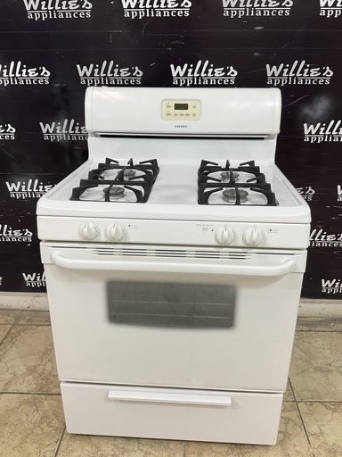 [99019] Tappan Used Natural Gas Stove 30inches (White) 