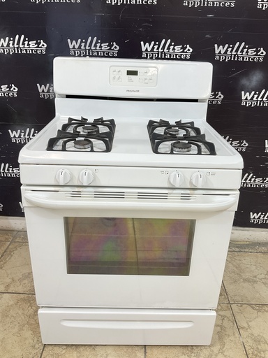 [98982] Frigidaire Used Natural Gas Stove 30inches (White) 