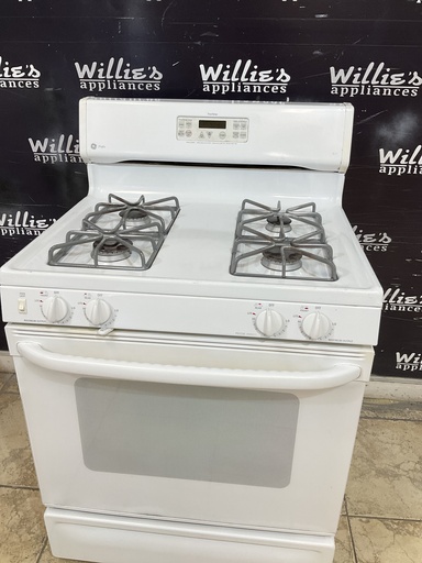 [99016] Ge Used Natural Gas Stove 30inches (White) 