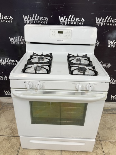[99025] Frigidaire Used Natural Gas Stove 30inches (White) 