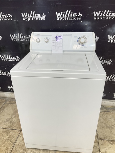 [99028] Whirlpool Used Washer Top-load 27inches (White) 