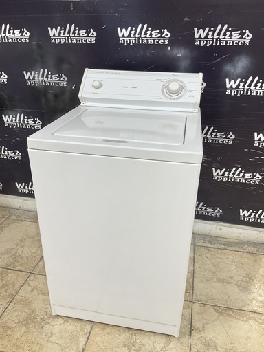 [99027] Whirlpool Used Washer Top-load 24inches (White) 