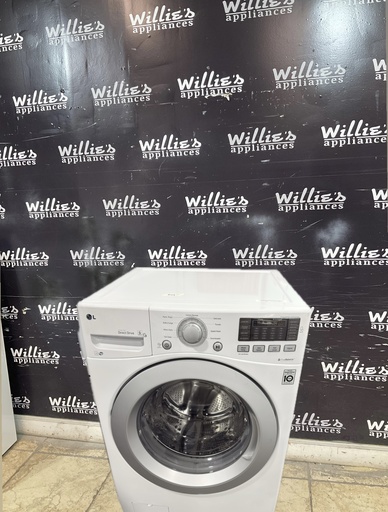 [99034] Lg Used Washer Front-load 27inches (White) 