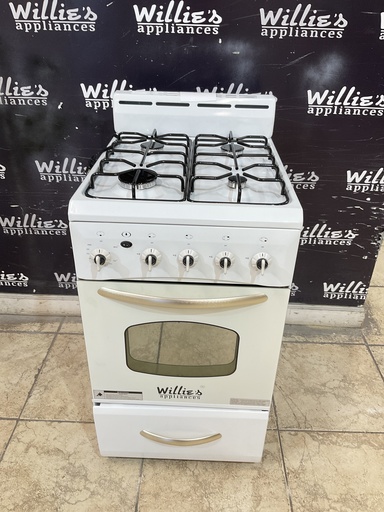 [99093] Willie’s Used Natural Gas Stove 19 1/2” (White) 