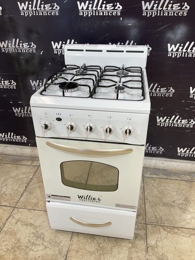 [99095] Willie’s Used Natural Gas Stove 19 1/2” (White) 
