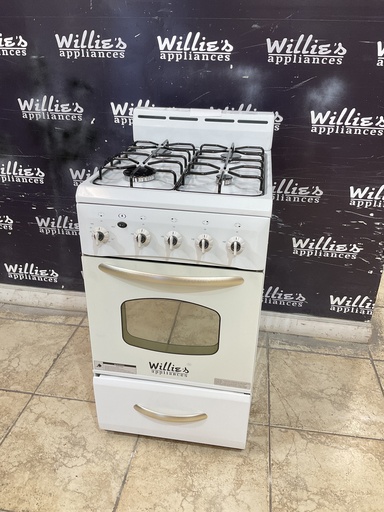 [99096] Willie’s Used Natural Gas Stove 19 1/2” (White) 