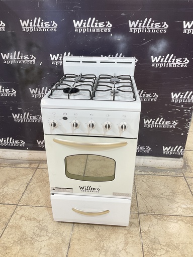 [99097] Willie’s Used Natural Gas Stove 19 1/2” (White) 