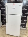 Frigidaire Used Refrigerator Top and Bottom 30x65 1/2” (White) 