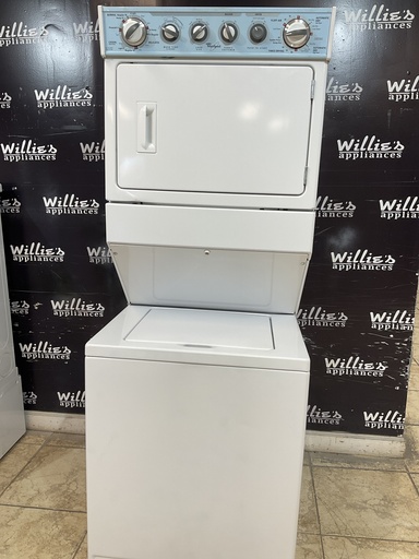 [99085] Whirlpool Used Natural Gas Unit Stackable 27x72 1/2” (White) 