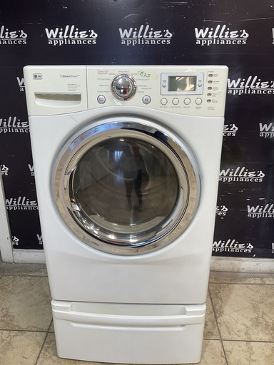 [90068] Lg Used Natural Gas Dryer 27inches (White) 