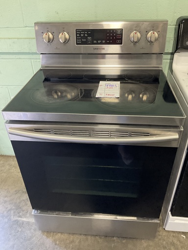 [99114] Samsung Used Electric Stove 220volts (40/50 AMP) 30inches {3 prong} (Stainless Steel) 