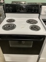 Frigidaire Used Electric Stove 220volts (40/50 AMP) 30inches {4 prong} (White/Black) 